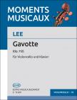 LEE - GAVOTTE OP.112 FÜR VIOLONCELLO UND KLAVIER