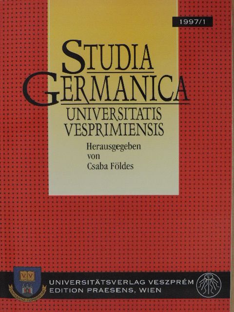Forgács Erzsébet - Studia Germanica Universitatis Vesprimiensis 1997/1 [antikvár]