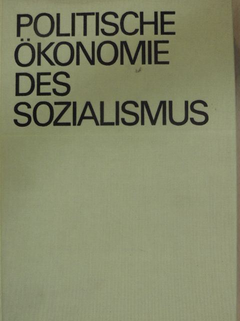 Politische Ökonomie des Sozialismus [antikvár]