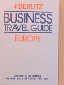 Business Travel Guide - Europe [antikvár]