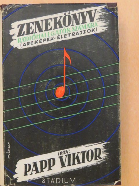 Papp Viktor - Zenekönyv rádióhallgatók számára - Arcképek-életrajzok [antikvár]