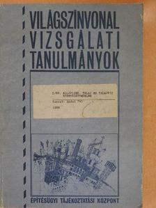 Andai Pál - Világszínvonal vizsgálati tanulmányok [antikvár]