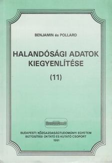 Benjamin és Pollard - Halandósági adatok kiegyenlítése [antikvár]