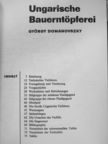 György Domanovszky - Ungarische Bauerntöpferei [antikvár]