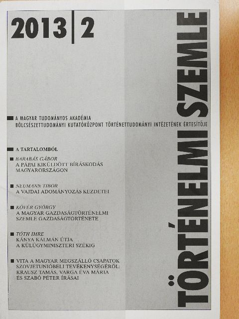 Barabás Gábor - Történelmi Szemle 2013/2. [antikvár]