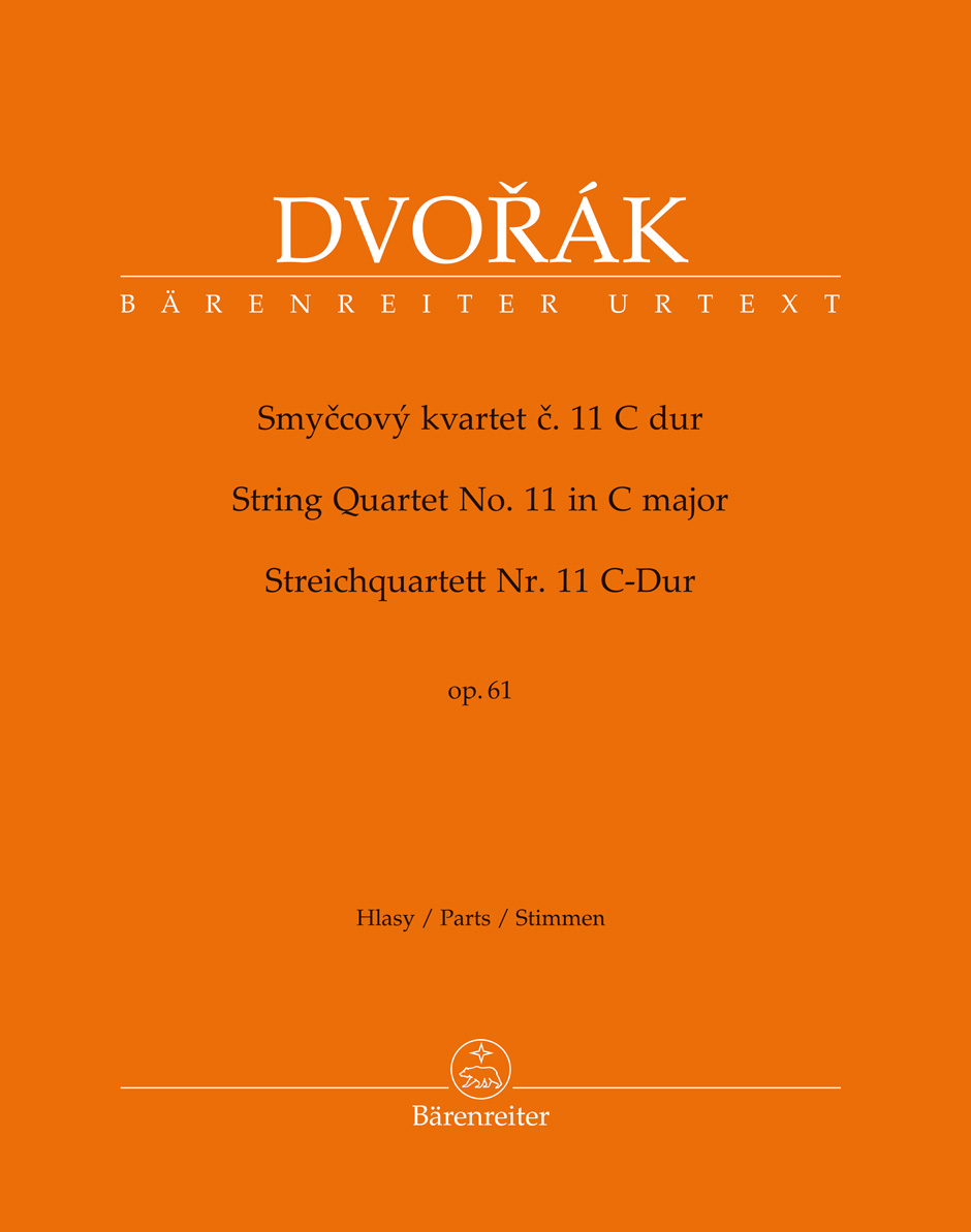 DVORAK - STREICHQUARTETT NR.11 C-DUR OP.61, STIMMEN