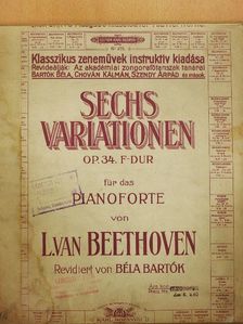 L. van Beethoven - Sechs Variationen [antikvár]