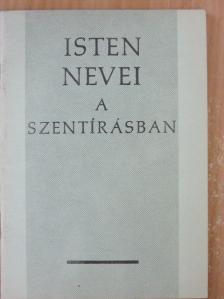 Isten nevei a Szentírásban [antikvár]