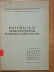 Matematikai szakfolyóiratok retrospektív lelőhelyjegyzéke [antikvár]