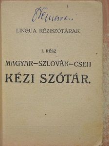 Magyar-szlovák-cseh és szlovák-cseh-magyar kézi szótár I-II. [antikvár]