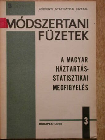 Dr. Baranyai István - A magyar háztartásstatisztikai megfigyelés [antikvár]