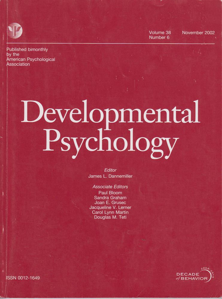 James L. Dannemiller - Developmental Psychology Vol.38/6 2002 [antikvár]