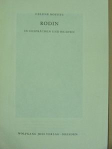 Helene Nostitz - Rodin [antikvár]