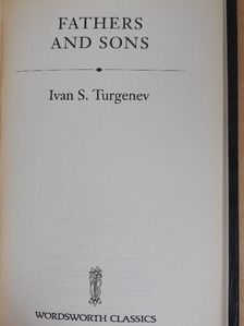 Ivan S. Turgenev - Fathers and Sons [antikvár]