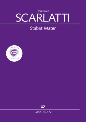 SCARLATTI,D. - STABAT MATER CHORPARTITUR,CORO Á 10 VOCI,BASSO CONT.(ORG.VC.KB.)