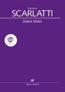 SCARLATTI,D. - STABAT MATER CHORPARTITUR,CORO Á 10 VOCI,BASSO CONT.(ORG.VC.KB.)