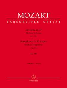 MOZART, W,A, - SINFONIE IN D "HAFFNER-SINFONIE" NR. 35, KV 385, PARTITUR