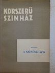 Marija Knyebel - A színészi szó [antikvár]