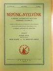 Erdődi József - Népünk és nyelvünk 1937. április [antikvár]