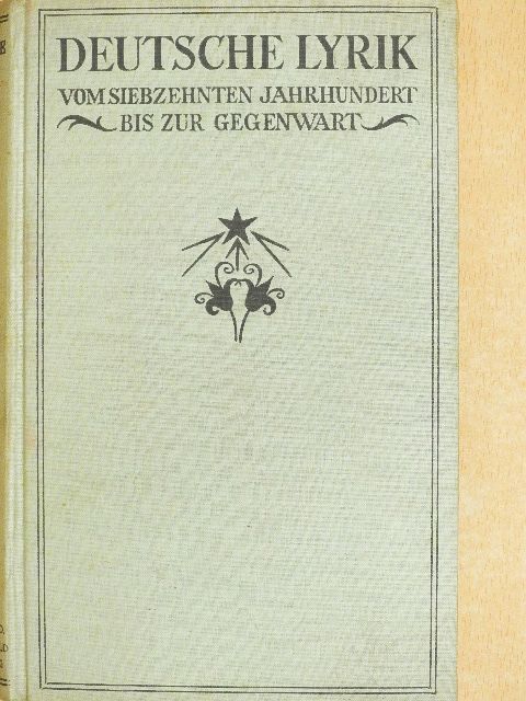 Friedrich Gottlieb Klopstock - Deutsche lyrik [antikvár]
