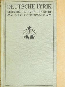 Friedrich Gottlieb Klopstock - Deutsche lyrik [antikvár]
