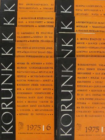 Ágh Attila - Korunk 1975/1-10. (nem teljes évfolyam) [antikvár]