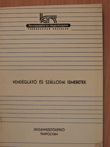 Vendéglátó és szállodai ismeretek [antikvár]