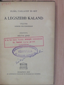 Étienne Rey - A legszebb kaland [antikvár]