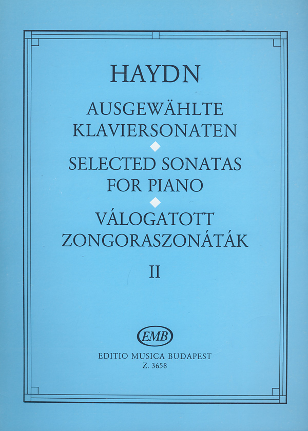 HAYDN J. - VÁLOGATOTT ZONGORASZONÁTÁK II (HERNÁDI LAJOS)