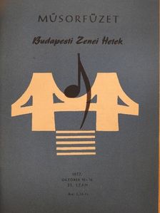 Barna István - Budapesti Zenei Hetek műsorfüzet 1977/35. [antikvár]