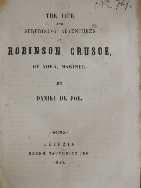 Daniel de Foe - The Life and Surprising Adventures of Robinson Crusoe, of York, Mariner [antikvár]