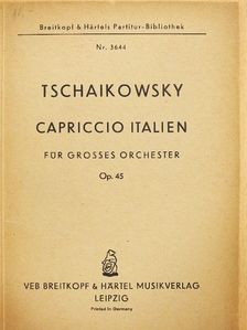 Pjotr Iljics Csajkovszkij - Capriccio Italien [antikvár]