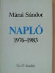 Márai Sándor - Napló 1976-1983 [antikvár]