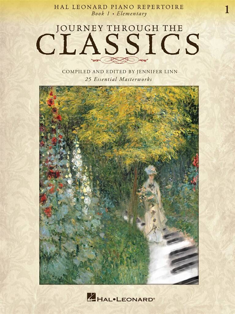HAL LEONARD PIANO REPERTOIRE BOOK 1, ELEMENTARY, 25 ESSENTIAL MASTERWORKS (J. LINN)