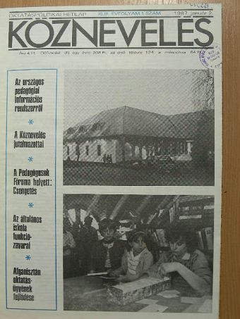 Köznevelés 1987. (nem teljes évfolyam) [antikvár]