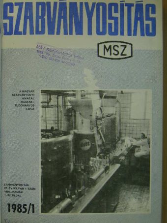 André László - Szabványosítás 1985. január-december [antikvár]