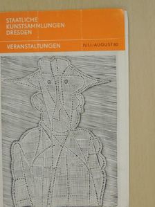 Staatliche Kunstsammlungen Dresden Veranstaltungen Juli/August 80 [antikvár]