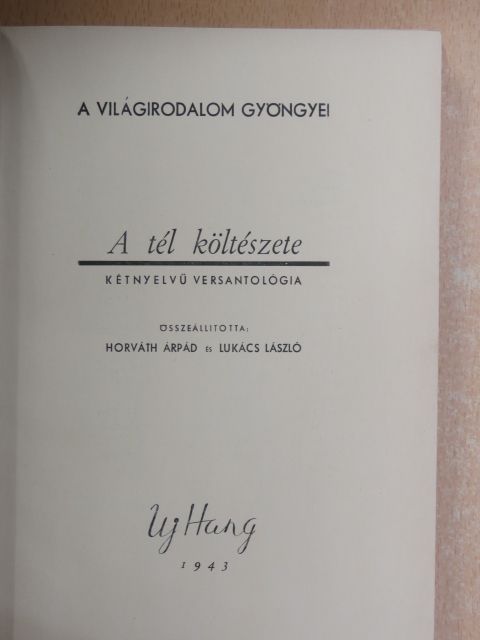 Ady - A tél költészete [antikvár]