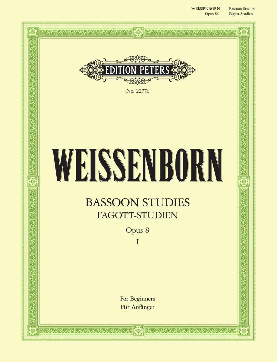 WEISSENBORN - FAGOTT-STUDIEN OP.8 I FÜR ANFAENGER