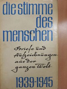 Die Stimme des Menschen [antikvár]