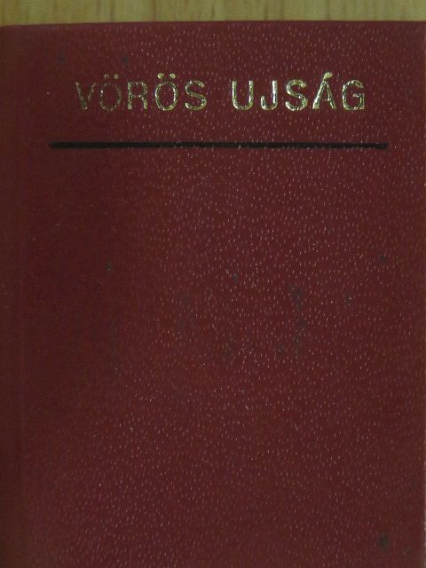 Lukács György - Vörös Ujság (minikönyv) [antikvár]