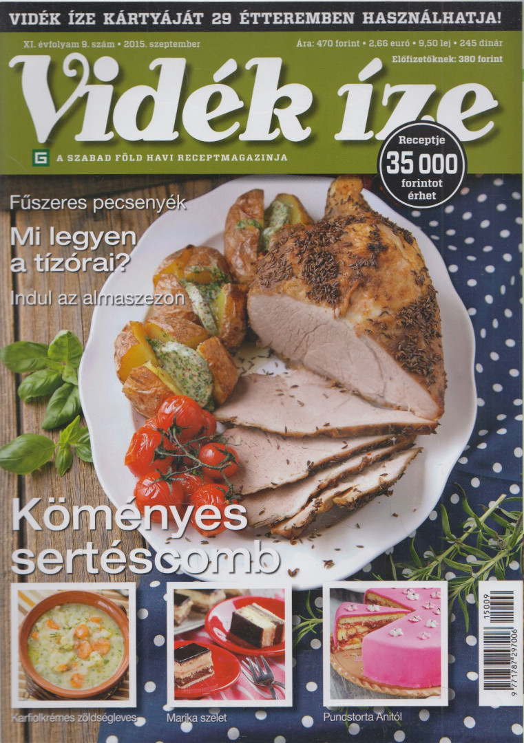 Csonka Ilona (szerk.) - Vidék íze 2015. szeptember [antikvár]