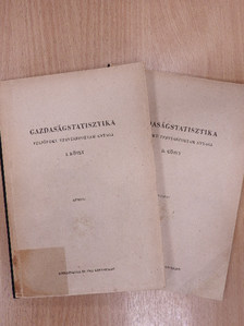 Dr. Benedeczki Jánosné - Gazdaságstatisztika I-II. [antikvár]