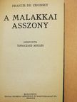 Francis De Croisset - A malakkai asszony [antikvár]