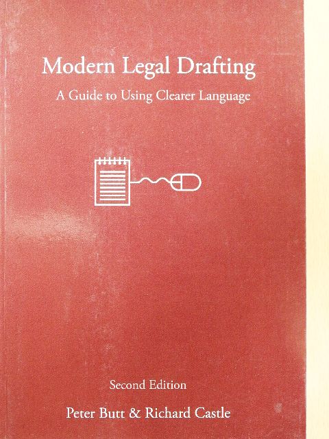 Peter Butt - Modern Legal Drafting [antikvár]