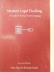 Peter Butt - Modern Legal Drafting [antikvár]