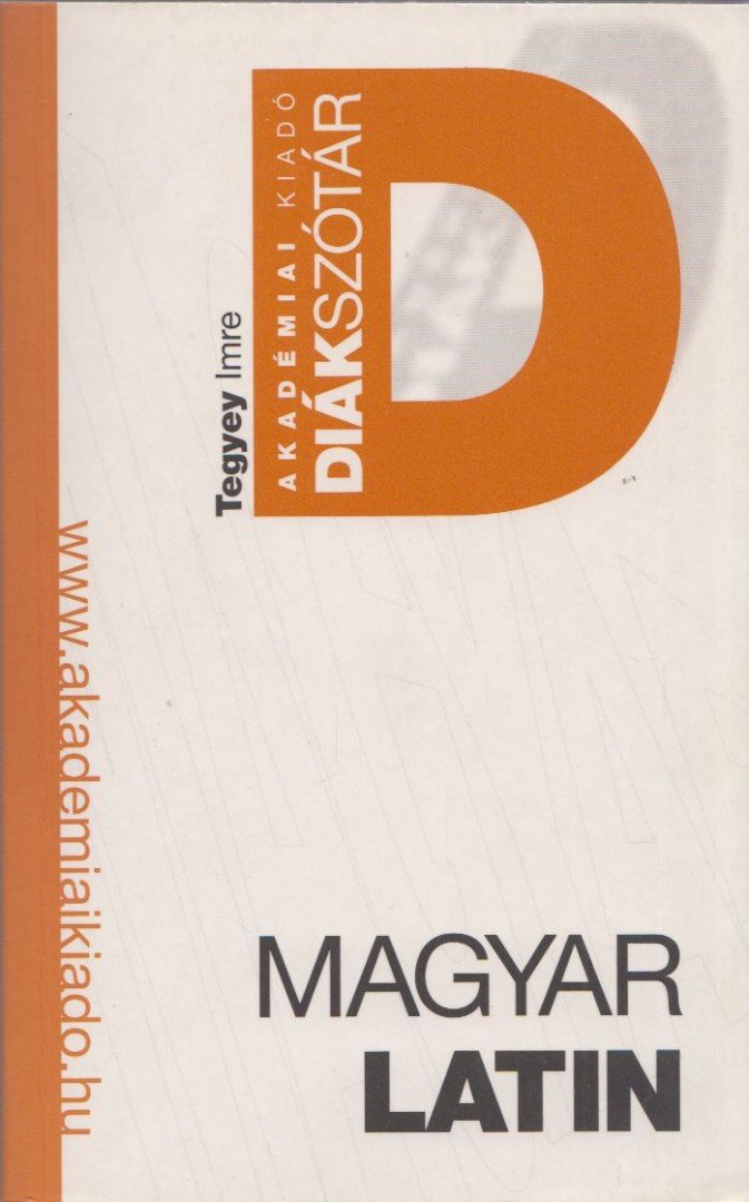 TEGYEY IMRE - Magyar-latin diákszótár [antikvár]