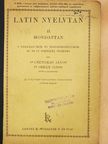 Dr. Csengery János - Latin nyelvtan II. [antikvár]