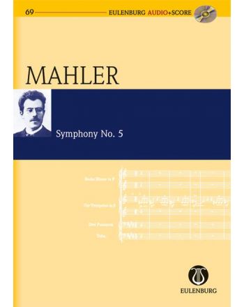 MAHLER - SYMPHONY NO.5 FOR ORCHESTRA POCKET SCORE + CD