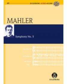 MAHLER - SYMPHONY NO.5 FOR ORCHESTRA POCKET SCORE + CD
